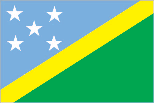 Flag of The Solomon Islands